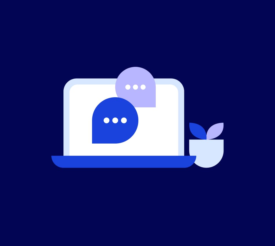 Illustration of a laptop on which the user is using the ChatGPT tool.